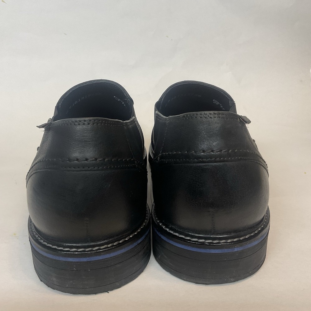 Mephisto Air Jet Loafers Shoes Mens Size 11 Black Leather Slip On Office Shoes - Picture 8 of 12